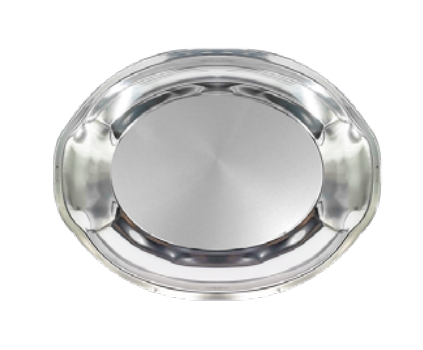 UTILUX BANDEJA 40CM OVAL. ACERO INOX GRB085