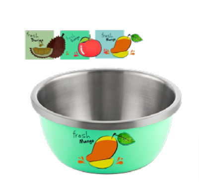 UTILUX BOLW DECORADO 26CM ACERO INOX GRB131