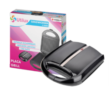 UTILUX MIXTERA PLACA GRILL4PAN25X33CM 220-240V 022
