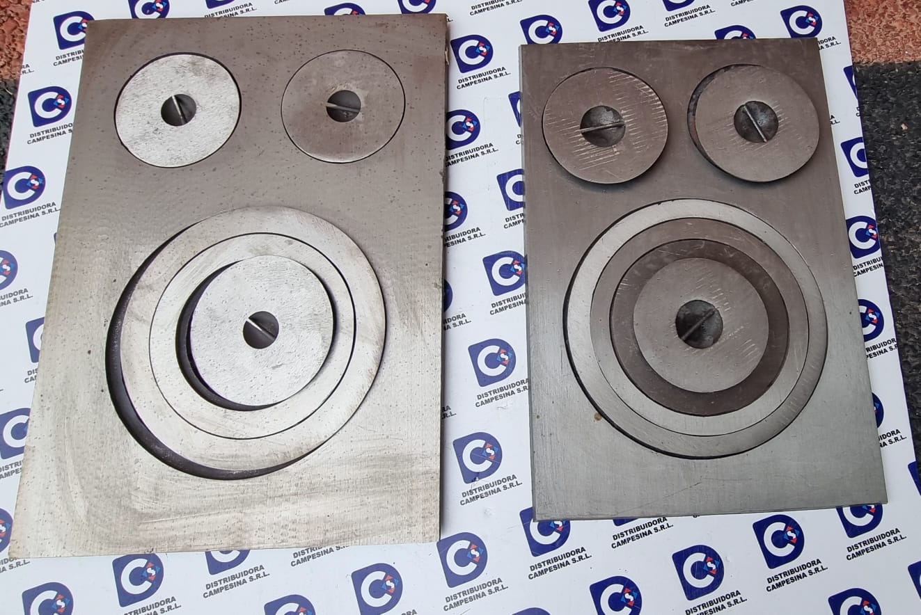 PLANCHAS DE HIERRO PARA FOGON PULIDAS DE 3 HORNALLAS