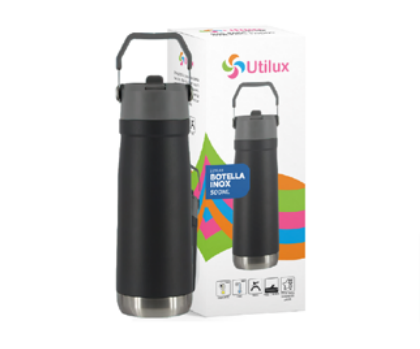 UTILUX BOTELLA INOX TERMICA 500ML ELV048 50X1