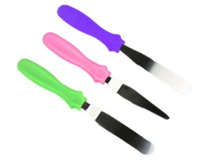 UTILUX JG DE ESPATULA 3PZ ACERO INOX GRB029