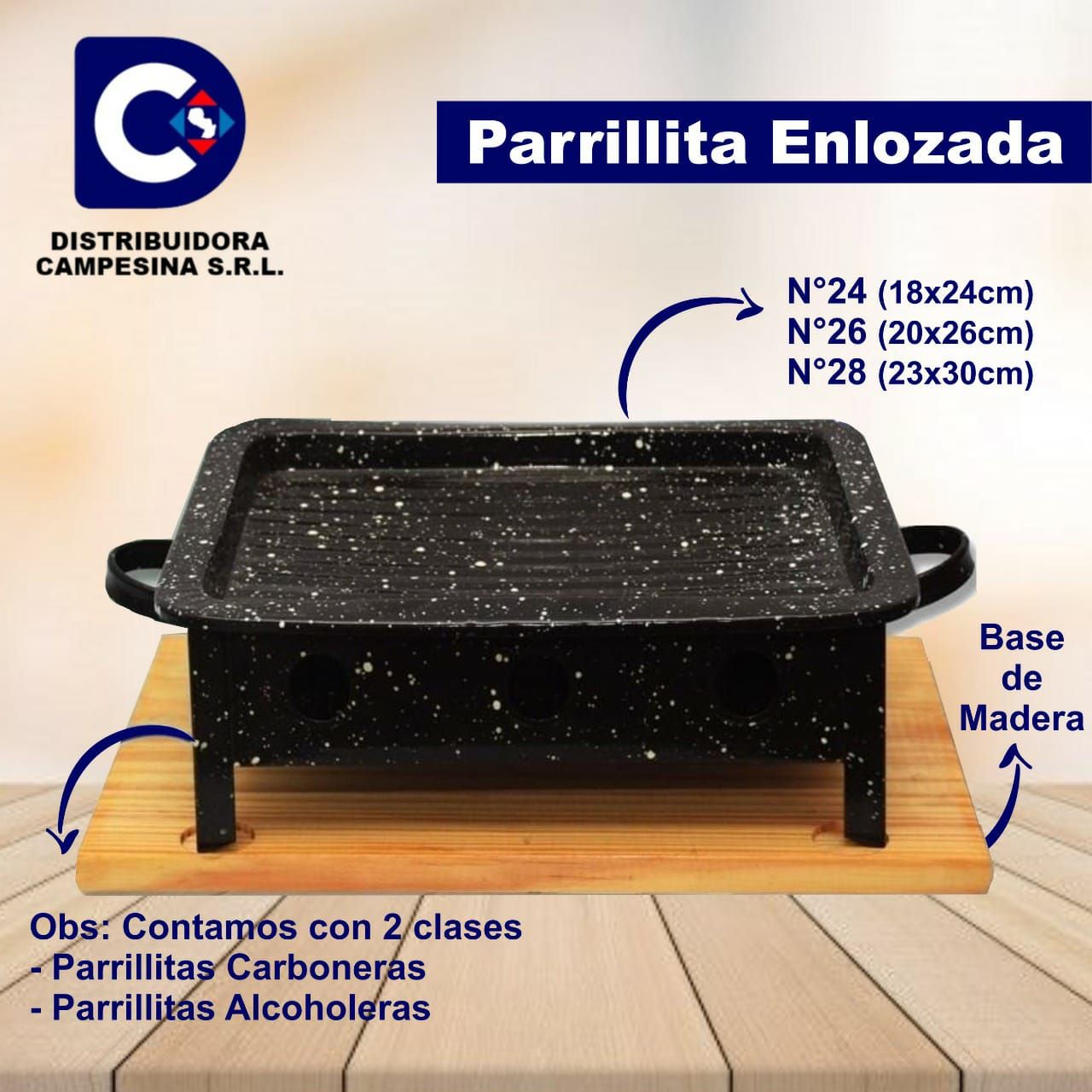 KIT PARRILLA ENLOZADO