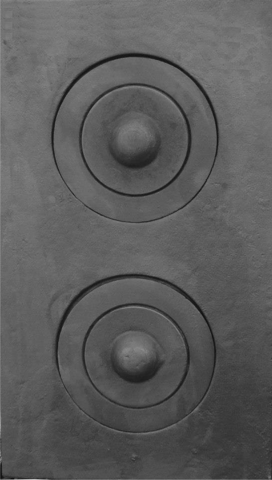 PLANCHAS PARA COCINA A FOGON DE HIERRO FUNDIDO 70X40 CM - 2 HORNALLAS