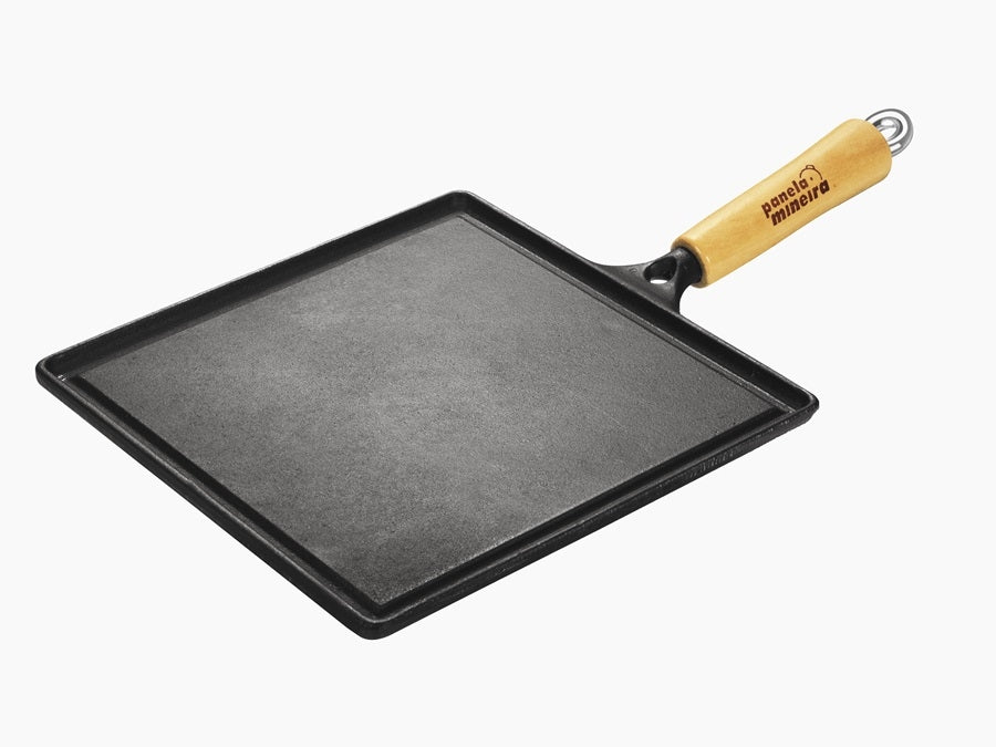 SARTEN LIZA CUDRADA DE HIERRO FUNDIDO