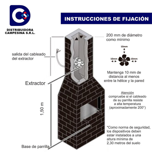 EXTRACTOR PARA PARRILLA