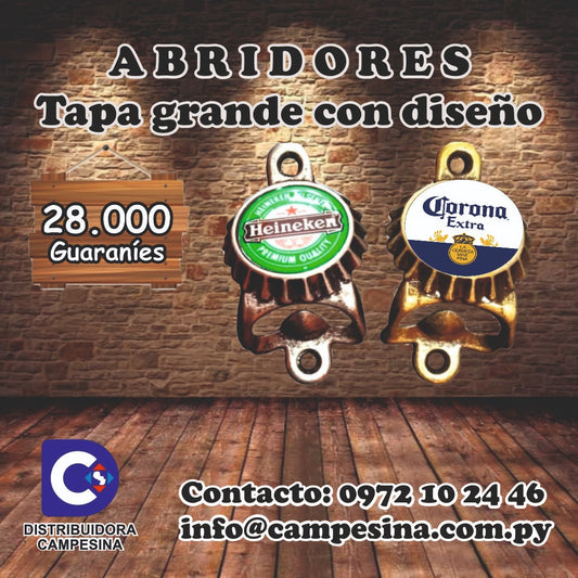 ABRIDOR CON DISEÑO DE CERVEZAS